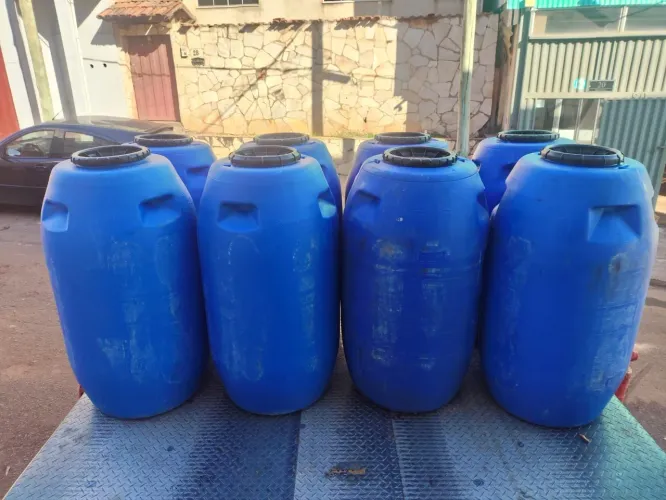 BOMBONA GALÃO 240 LITROS REUSO DE AZEITONA HIGIENIZADO COM NOTA FISCAL