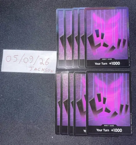 Deck Doflamingo Roxo + Pool completa + Extras One Piece TCG