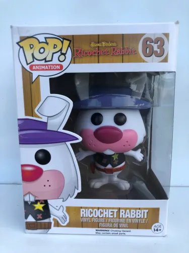 Funko Pop Ricochet Rabbit #63 - Hanna Barbera - Coelho Ricochete