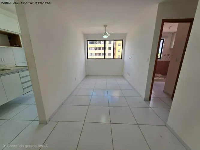 Apartamento para Locação em Maceió, Cidade Universitária, 2 dormitórios, 1 banheiro, 1 vag