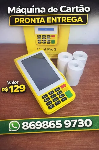 Maquininha de cartão do mercado pago