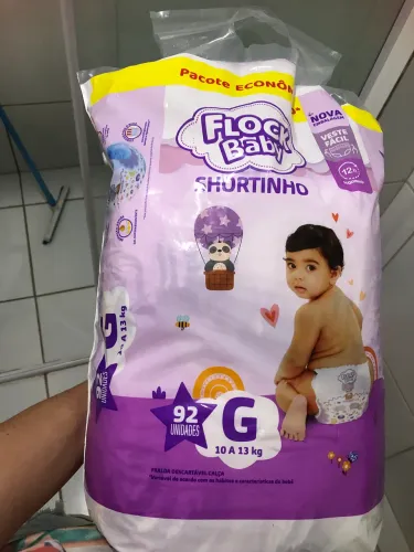Fralda baby flocy G 