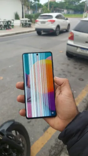Celular A71 128 GB Funcionando Perfeitamente (Com listras) Envio via OLX