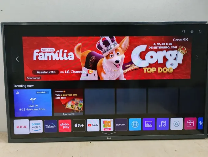 Tv LG 32 polegadas sistema WebOs 6.0 Smart tv.