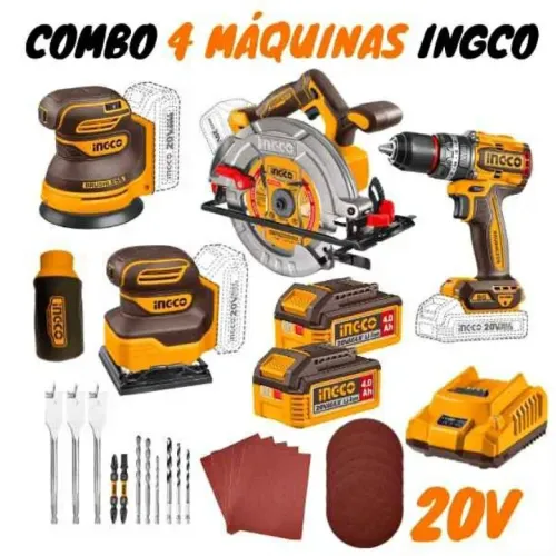 Combo de ferramentas INGCO 20V 4 em 1