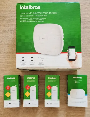 Kit Central de Alarme AMT 2018 EG Intelbras