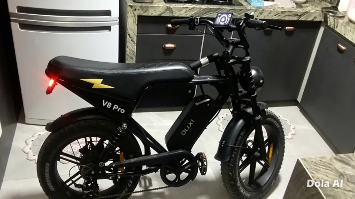 Bike elétrica V8 PRÓ duas baterias