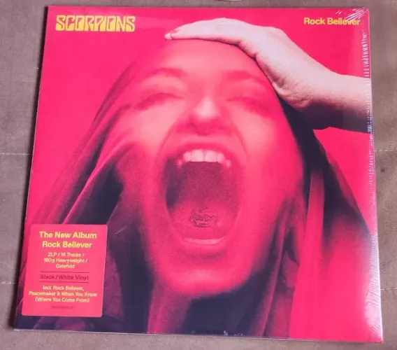 Scorpions Rock Believer Lp Duplo Ed Ltda Black/white Lacrado