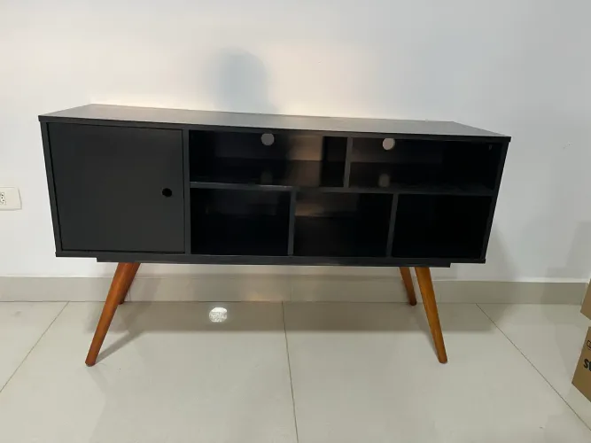 Bancada/Rack Retrô Preto