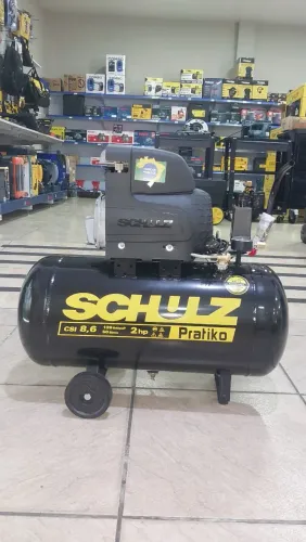 Compressor de 50L 120psi 2hp Schulz - Novo/Loja