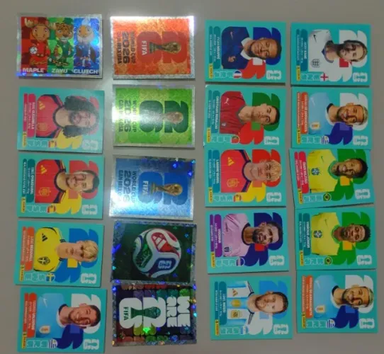 Figurinhas COPA TAÇAS FCW 00, FCW 01,FCW 2,FCW 3,FCW 4,FCW 5,FCW 6,FCW 7,FCW 8 a FCW 19