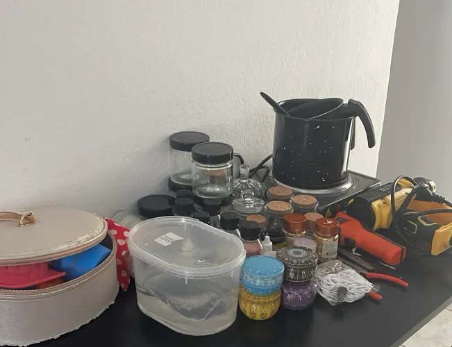 KIT COMPLETO PARA PRODUÇÃO DE VELAS!