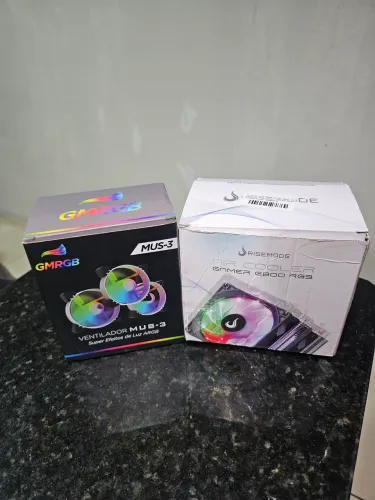 Kit de fans ARGB com Controladora + CPU Cooler