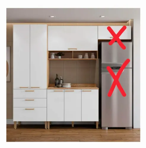 Conjunto Cozinha Armários Tampo Pia Inox e Torneira com filtro Lorenzetti 