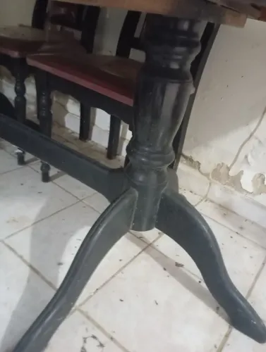 Mesa grande madeira estilo antigo