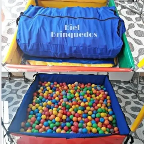 Saco Bolsa Coletor Para Piscina De Bolinhas 1,5x1,5
