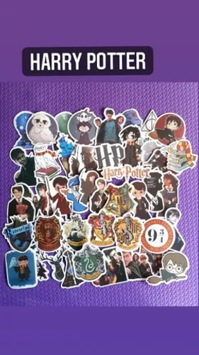 KIT 7 ADESIVOS HARRY POTTER POR 10 REAIS