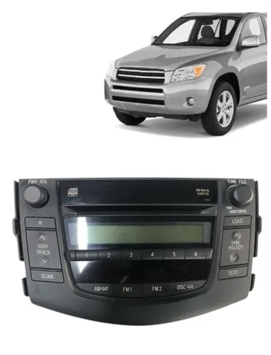 Radio Som Mp3 Original Toyota Rav-4 2006 2007 2008 2009 2010