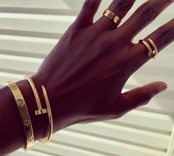 Bracelete Cartier Prego em Ouro 18k