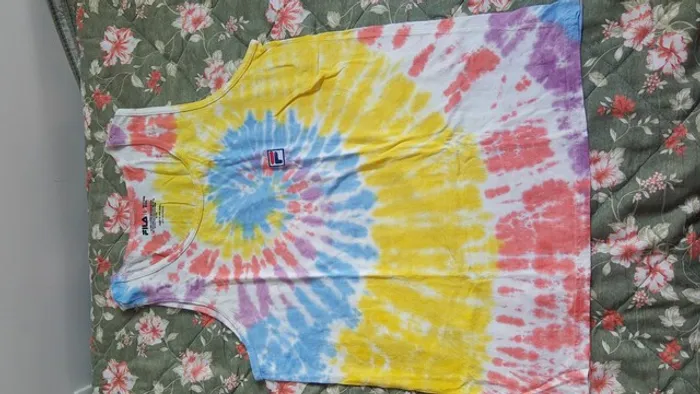 Camisa Fila unissex tie dye