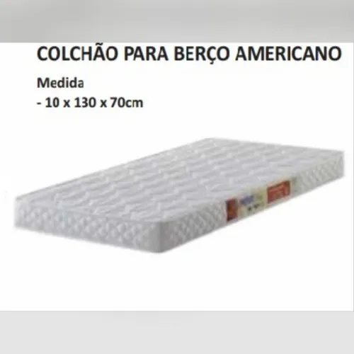 Promoção Colchão Berço Americano 1.30x0.70  10cm altura **novo embalado**