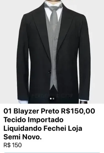 Blayzer preto R$150,00 venda semi novo