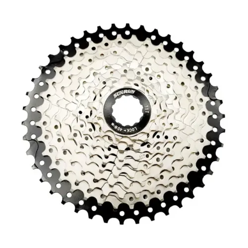 Cassete Bicicleta SunRun 10v 11/42 dentes Com Aranha em Alumínio 10067