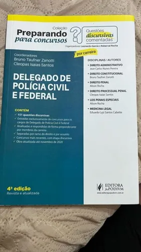 Questões Discursivas para Delegado de Polícia 
