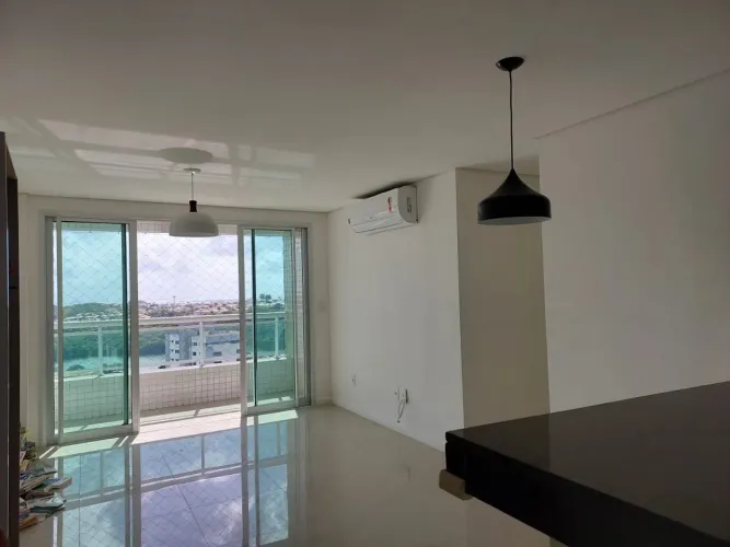 Apartamento com vista para o rio mar em condomínio fechado