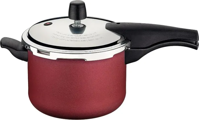 Panela pressao Tramontina 4,5l 20cm Vancouver vermelha