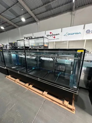 Balcão açougue 3 metros gancheira refrimate