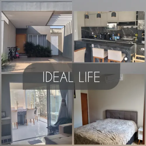 Casa a venda de 3 quartos, suíte + closet, 150m2 constr, $ 699mil, condomínio Ideal Life