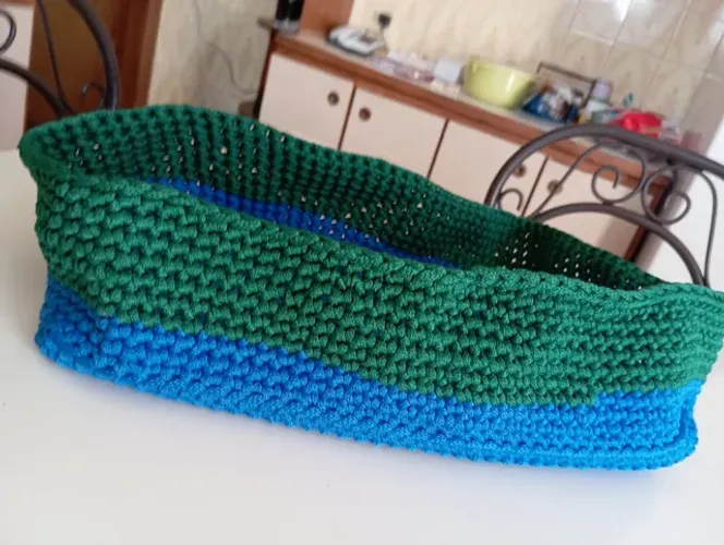 Cesta de Pão Tricô