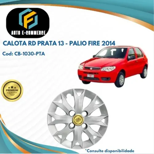 Jogo Calota Aro 13 Palio Fire 2014 Fiat Fixação Parafuso - Cubo baixo
