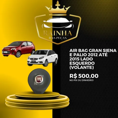 Air Bag Gran Siena e Palio 2012 até 2015 Lado Esquerdo (volante)