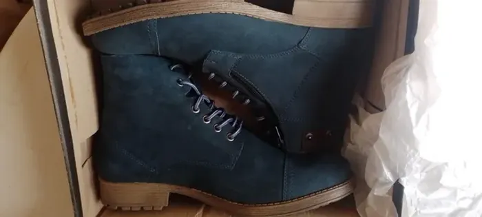 Bota Coturno Masculino Stefanini Azul 41