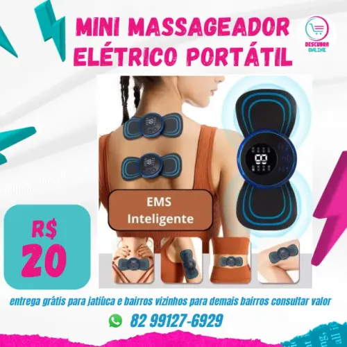 Mini Massageador Portátil Recarregável