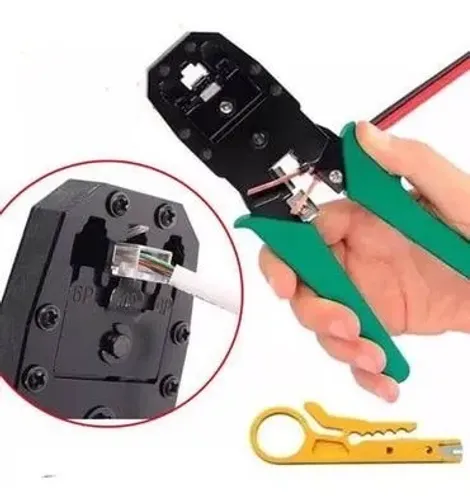 Alicate Crimpar Rj45 Rj11 Crimpador Cabo Rede