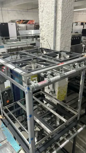 Fogão 4 bocas Inox 30x30 Baixa Pressão (Ester)