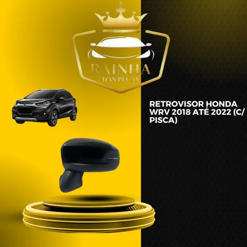 Retrovisor Honda Wrv 2018 até 2022 (C/ Pisca)