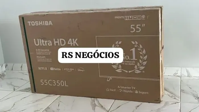 Top Smart Tv Toshiba 55, Lacrada + Nota Fiscal (Até 12x)