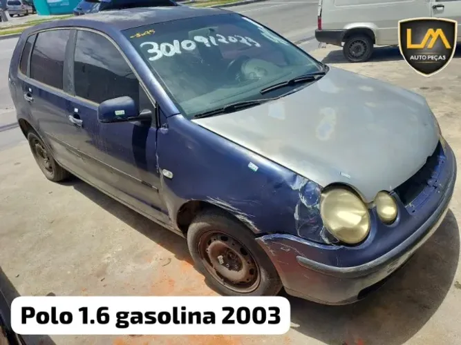 sucata para venda de peças polo 1.6 gasolina 2003