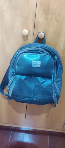 Mochila Couro Marrom