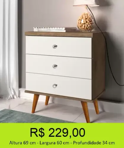 Mesa de cabeceira charmosa - Corre aproveitar