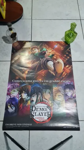 Poster de cinema Demon slayer Castelo Infinito 
