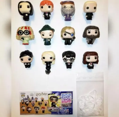 Coleção Completa Harry Potter da Kinder Joy 2023 importada com 24 peças