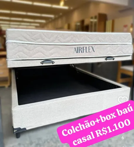 Olha essa promoção!! Cama baú + colchão molas ensacadas D33