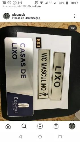 Placas de Identificação Personalizadas