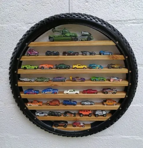 expositor de pneu para carrinhos hot wheels Aro 26