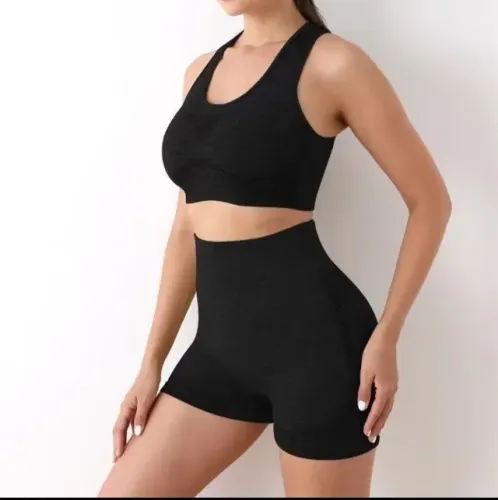 Conjunto de academia sem costura